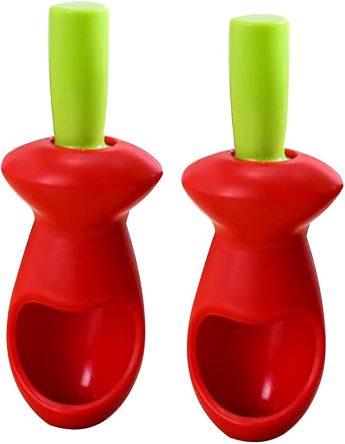 2 Pack Cherry Pitter and Corer Remover Tool Easy to Use Compact Kitchen Design - Image 1